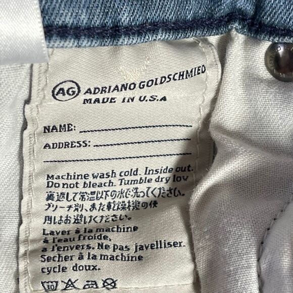 AG The Absolute Legging  Extreme Skinny Speckled Denim Sz 27 - Picture 8 of 12
